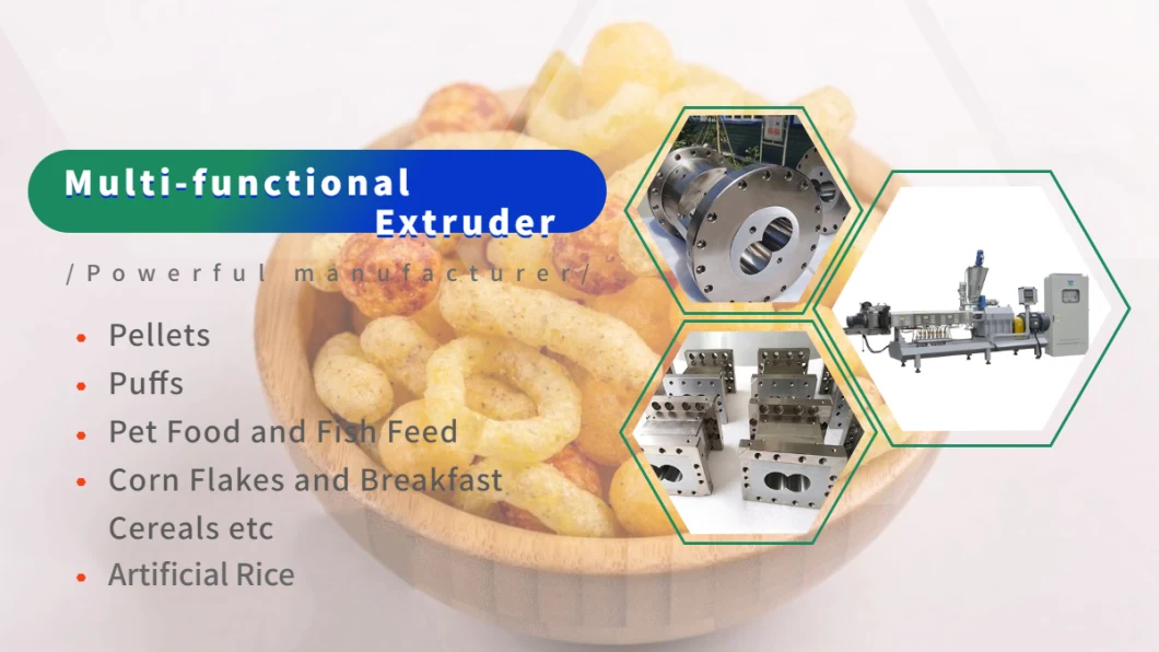 Extruder Snacks Making Machine Equipment