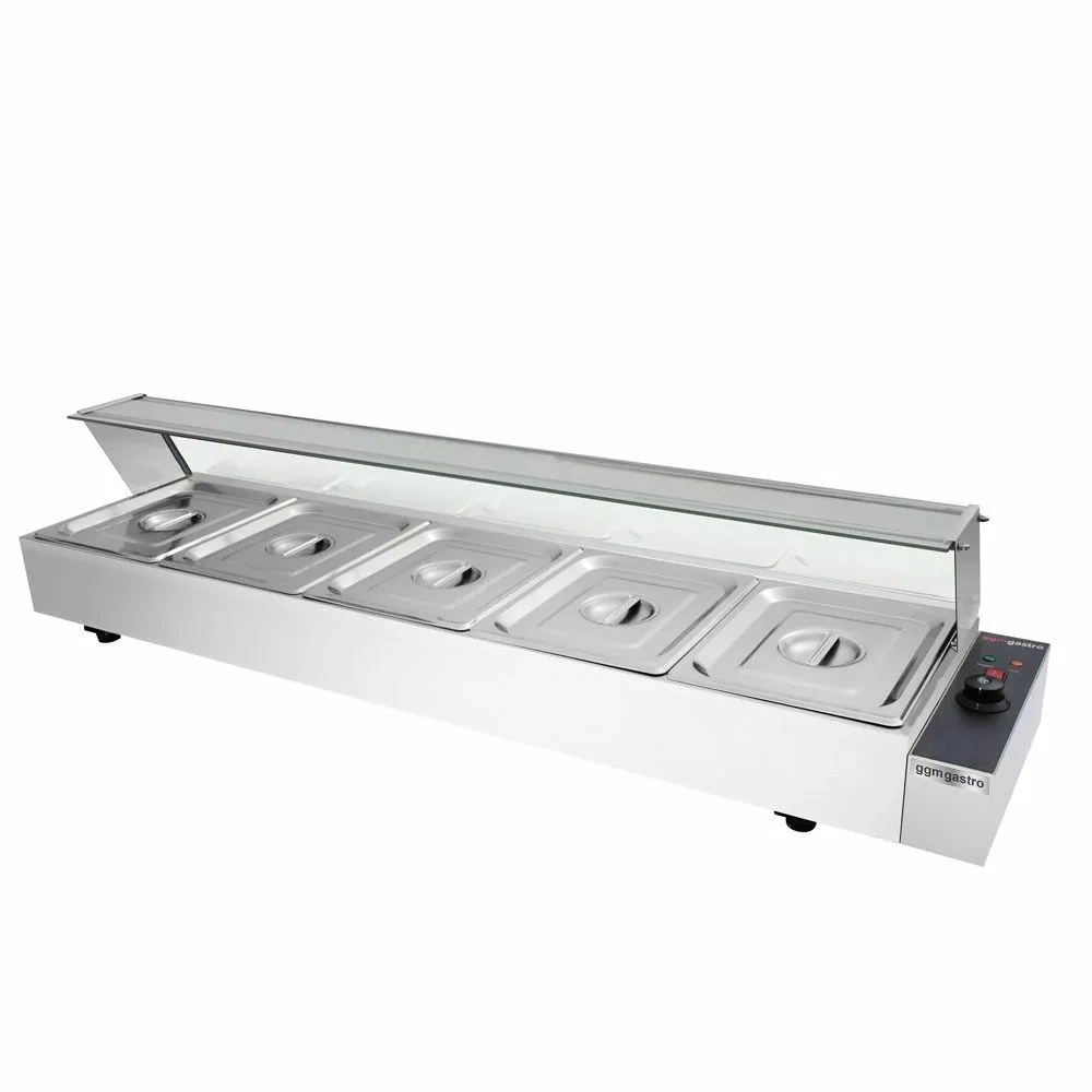 Stainless Steel Bain Marie with Pans Soup Warmer for Catering Equipment